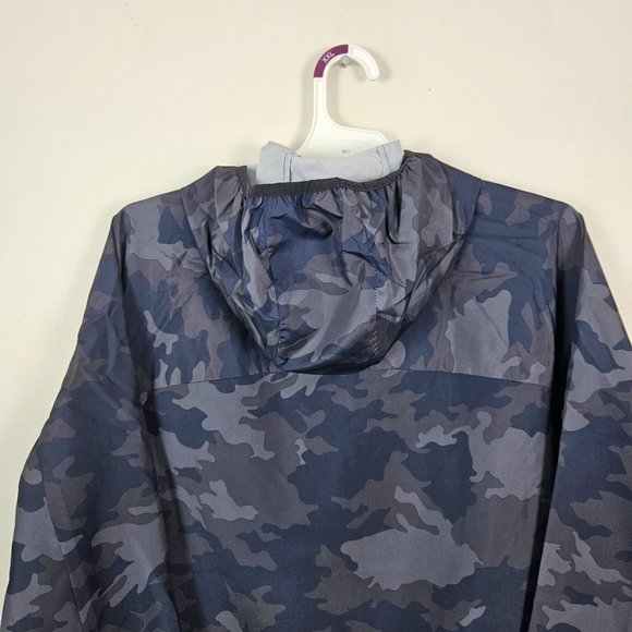 COPY - All In Motion Men Jacket Size Small Hooded Camo Blue Lightweight Water R… - Picture 11 of 11